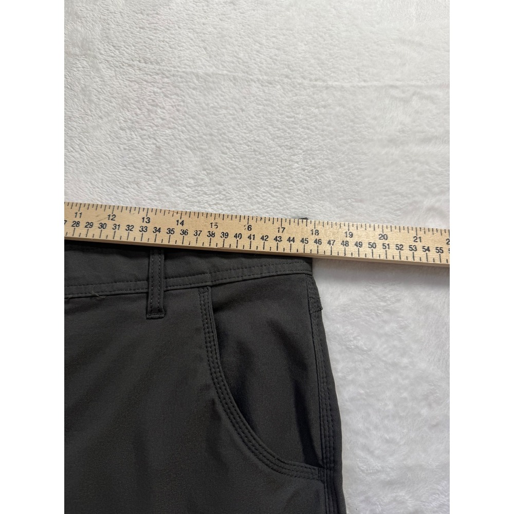 Prana Zion Relaxed Fit Cargo Pants Mens 34x30 Gray Hiking Outdoor Belted Trouser - Picture 4 of 5
